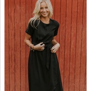Black Wrap Dress
